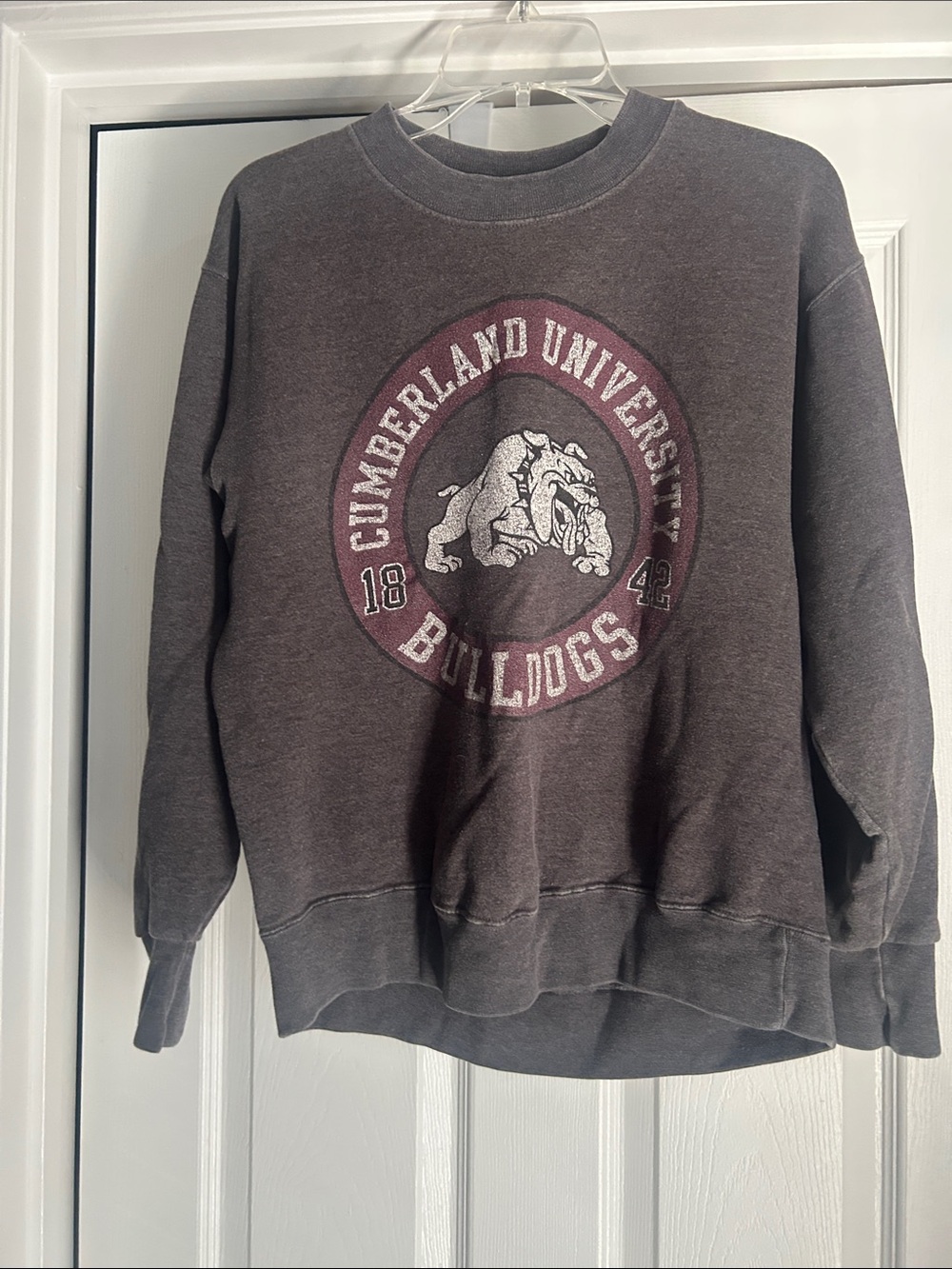 Cumberland University Bulldogs Crewneck Sweatshirt - Gray